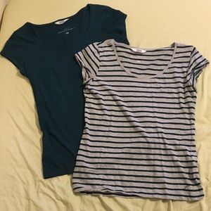 Pair of H&M short sleeve tees